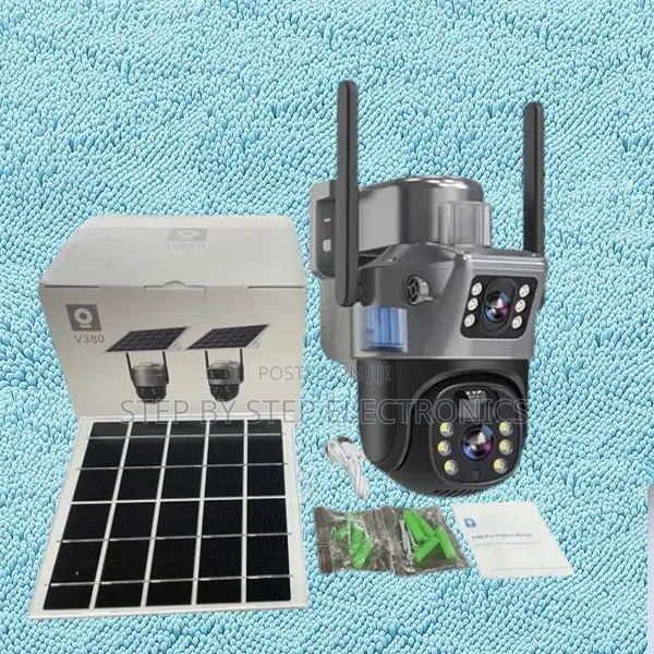 Outdoor Solar CCTV Camera – 4g Sim Dual Lens Pan Tilt Zoom Camera