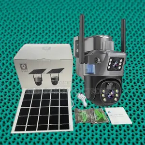 Wireless Dual Lens Solar Powered 4g CCTV Camera With Cloud Storage