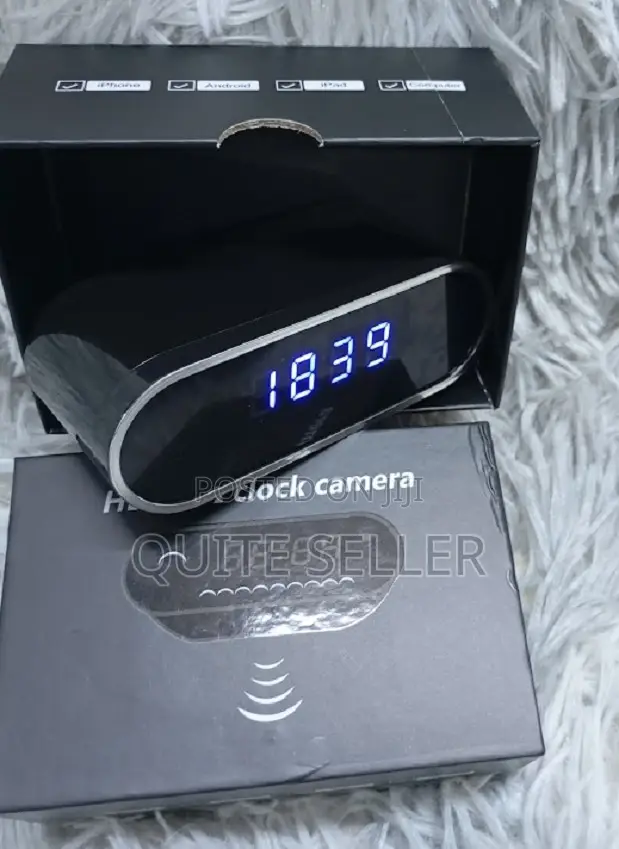 New 1080p Wifi Spy Hidden Nanny Cam - Alarm Clock Camera Full Hd 1080p