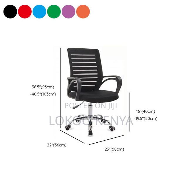 Office Chair : Mid-Height Mesh Executive Chair - thumbnail 3