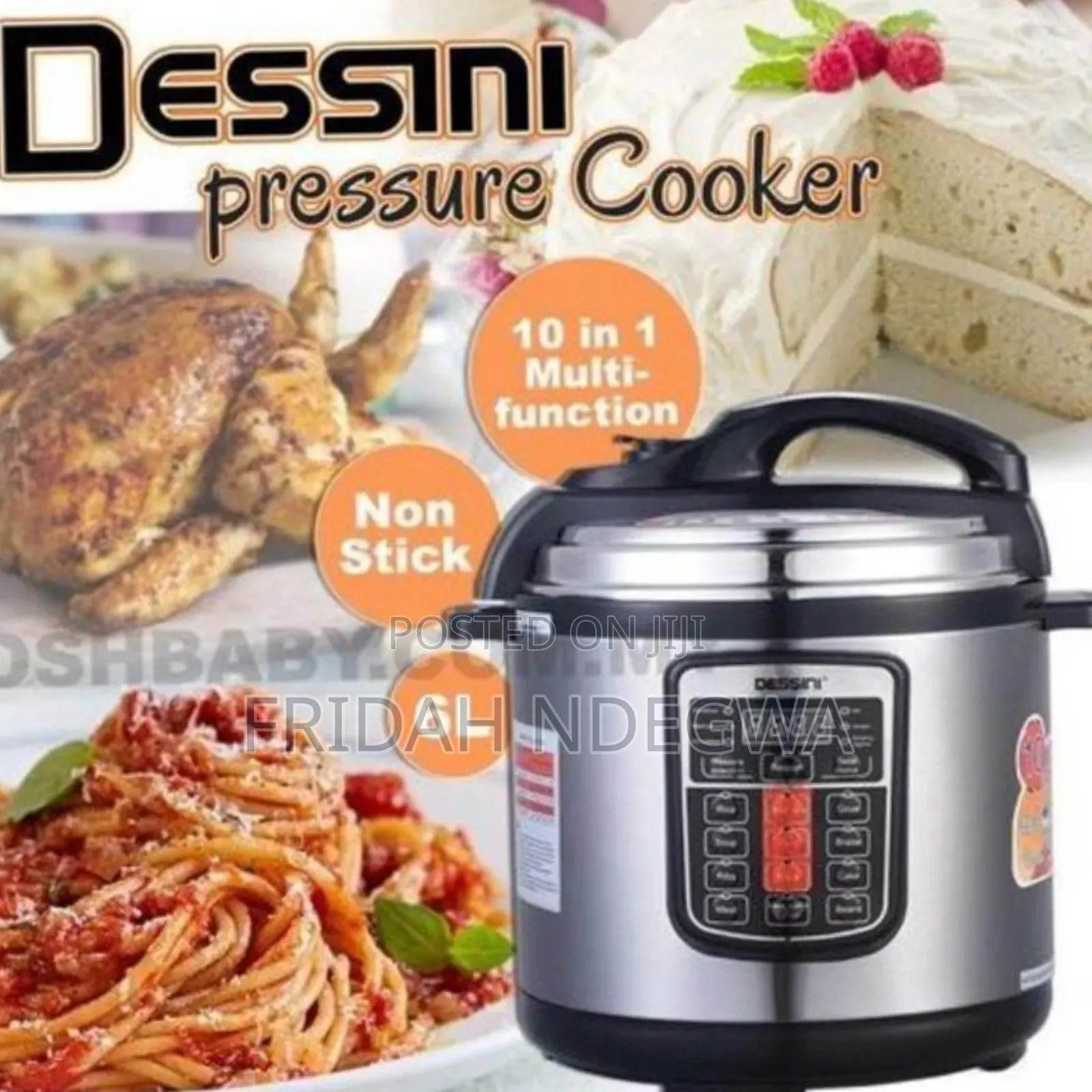 Dessini Electric Pressure Cooker (6ltrs)
