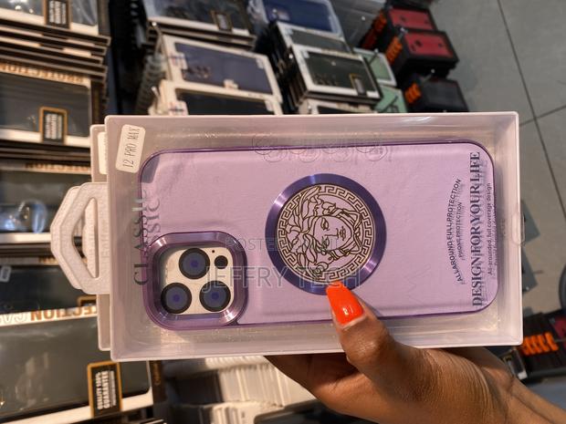 Vilaty Versace Logo Designer Case for iPhone 12 Pro Max - main view