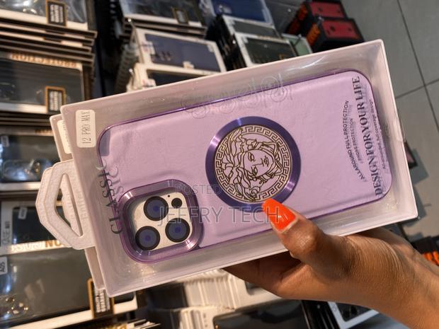 Vilaty Versace Logo Designer Case for iPhone 12 Pro Max - thumbnail 3