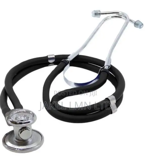 Double Tube Dual Head Sprague Rappaport Diagnostic Stethoscope - Black