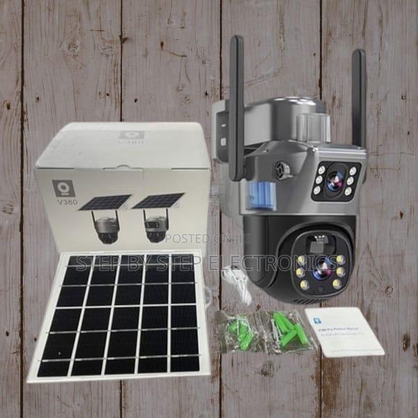 PTZ Control Smart Detection Dual Lens Outdoor 4g Solar Camera