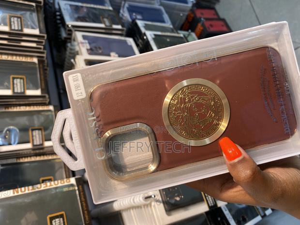 Vertyuio Versace Logo Luxury Case for iPhone 12 Pro Max - main view