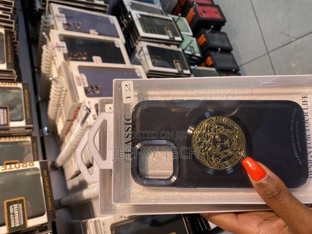 Veques Versace Logo Luxury Back Case for iPhone 12 - main view