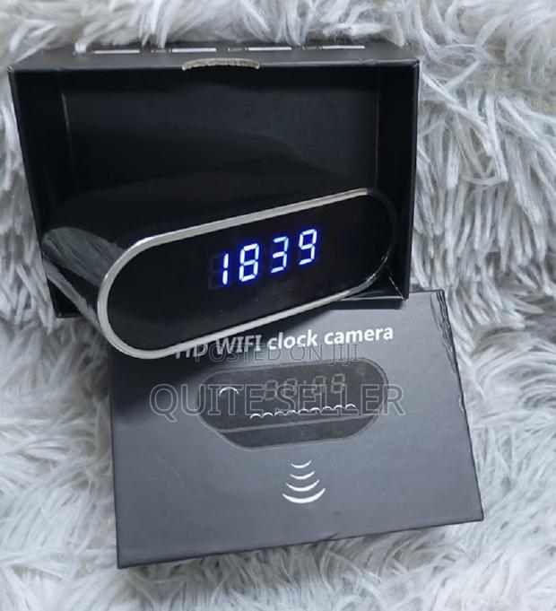 Clock Wifi Camera Hidden Spy Digital Table Clock-Compatible Devices