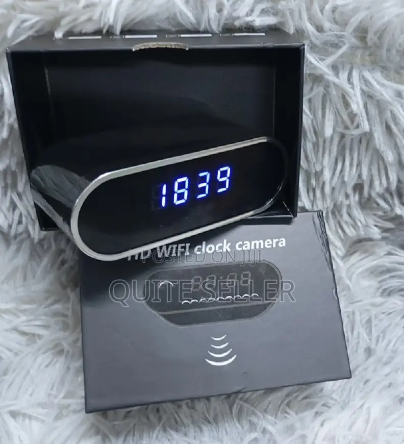 Clock Wifi Camera Hidden Spy Digital Table Clock-Compatible Devices