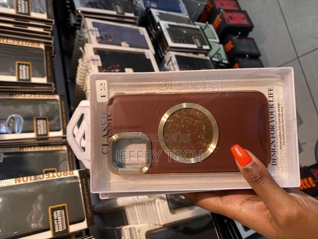 Beaver Versace Logo Luxury Designer Case for iPhone 12 - main view