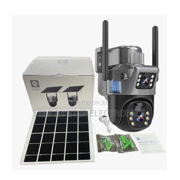 4g Dual Lens Solar CCTV Security Camera With Multi-User Access