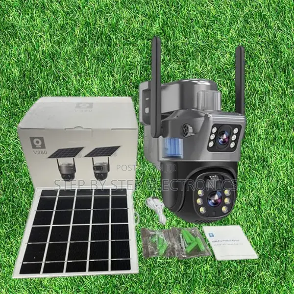 4g Enabled Smart Security Dual Lens Solar CCTV Camera