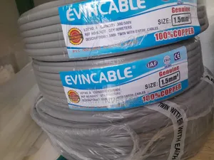 1.5mm Twin With Earth Copper Cable, Evincable, 90 Meters:Evc9201
