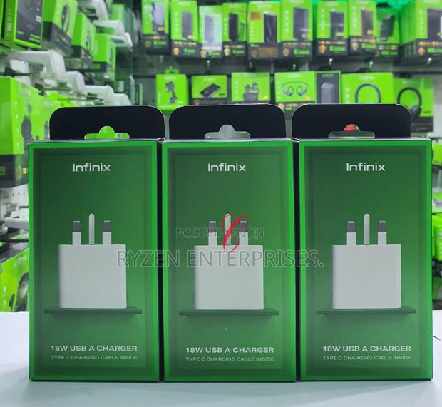 Infinix U180xkc+Xdc13 18w Type C Fast Charger
