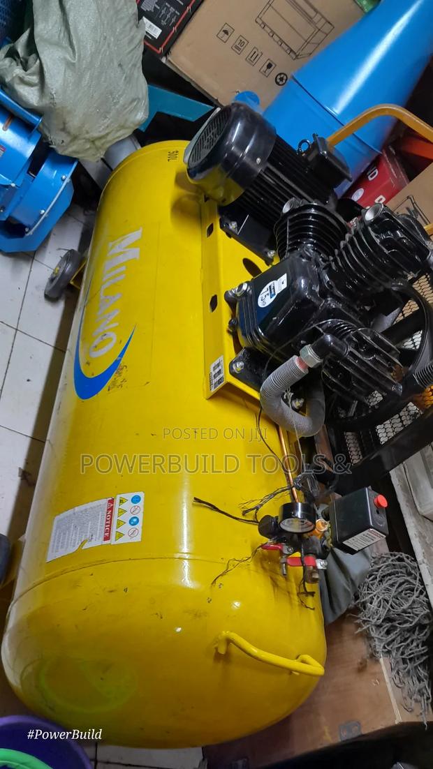 Milano 500l Electric Compressor 3phase 3 Piston 7.5hp