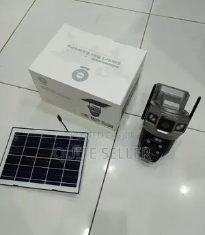 New V380 Pro Dual Wifi Solar Camera – 4mp+4mp PTZ With Motion Tracking