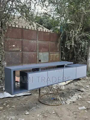 7ft Grey Tv Stand