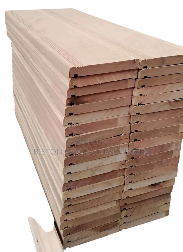 Staircase Mahogany and Cypress Timber - main view