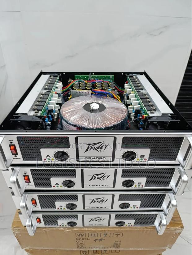 Peavey Cs4080 48 Transistors 12 Capacitors Power Amplifier - thumbnail 3