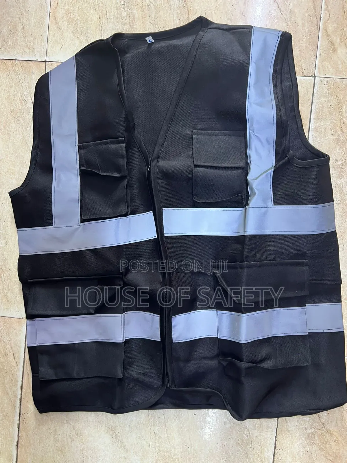 Black Twill Cotton Worker Wear Jacket