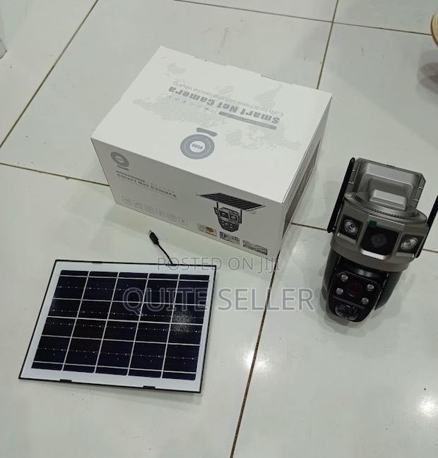 New 4g Solar Camera Dual Lens – 4mp Cctv, V380 Pro Outdoor Security