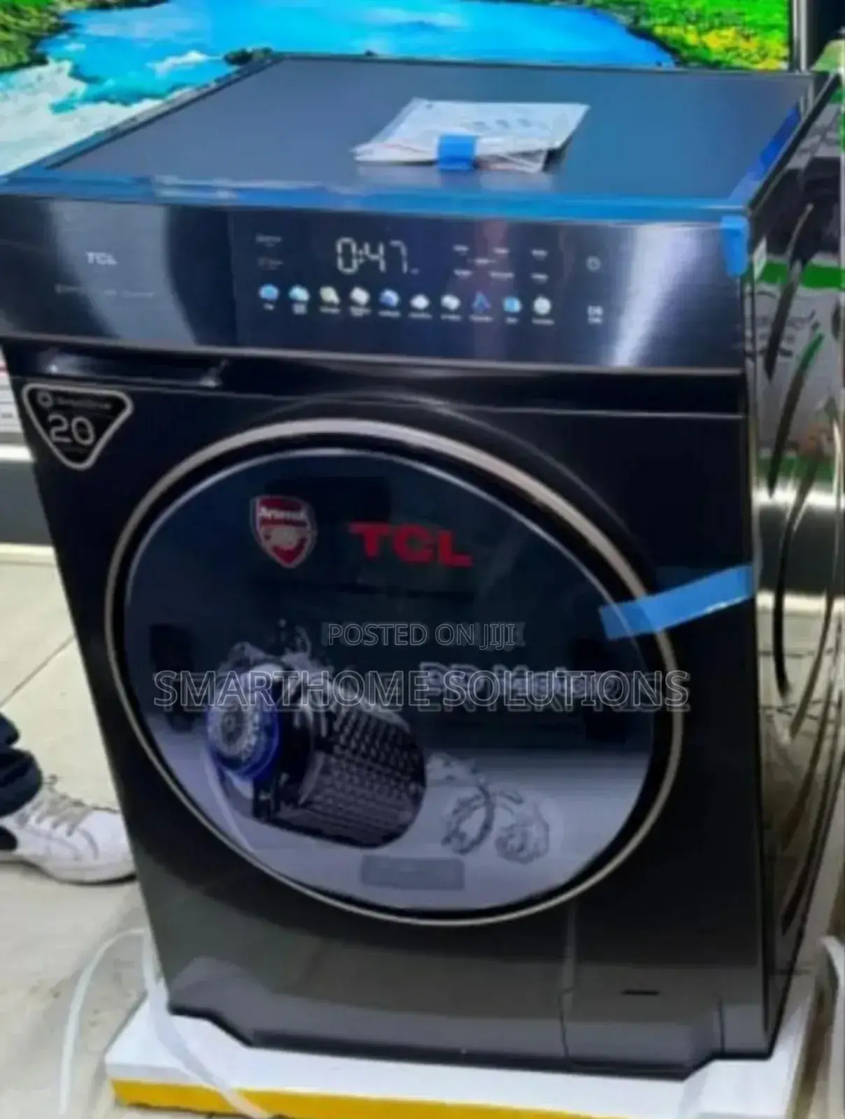 TCL New 12kgs Wash and Spin Washing Machine. Front Load