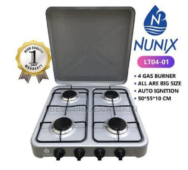Nunix Full Gas 4 Burner Table Top Cooker