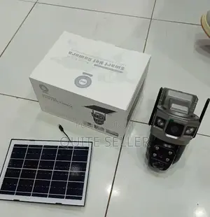 Affordable and Smart Dual Lens Solar V380 Pro Outdoor Security Camera