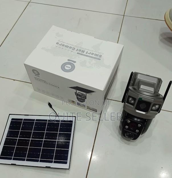 Affordable and Smart Dual Lens Solar V380 Pro Outdoor Security Camera