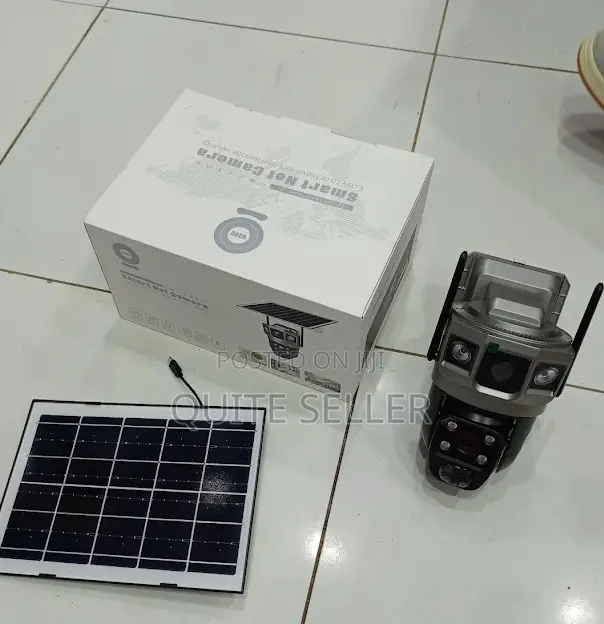 Affordable and Smart Dual Lens Solar V380 Pro Outdoor Security Camera