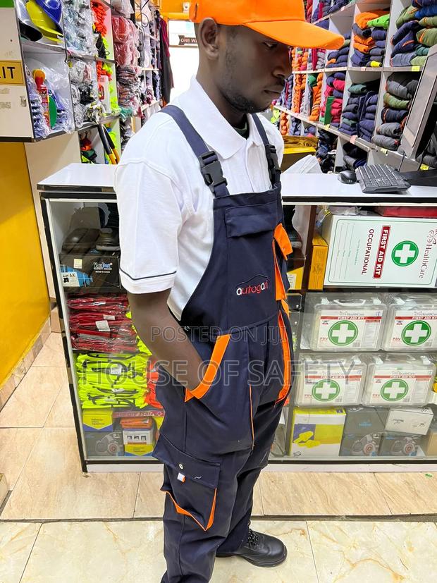 Black Industrial Dungaree - thumbnail 2