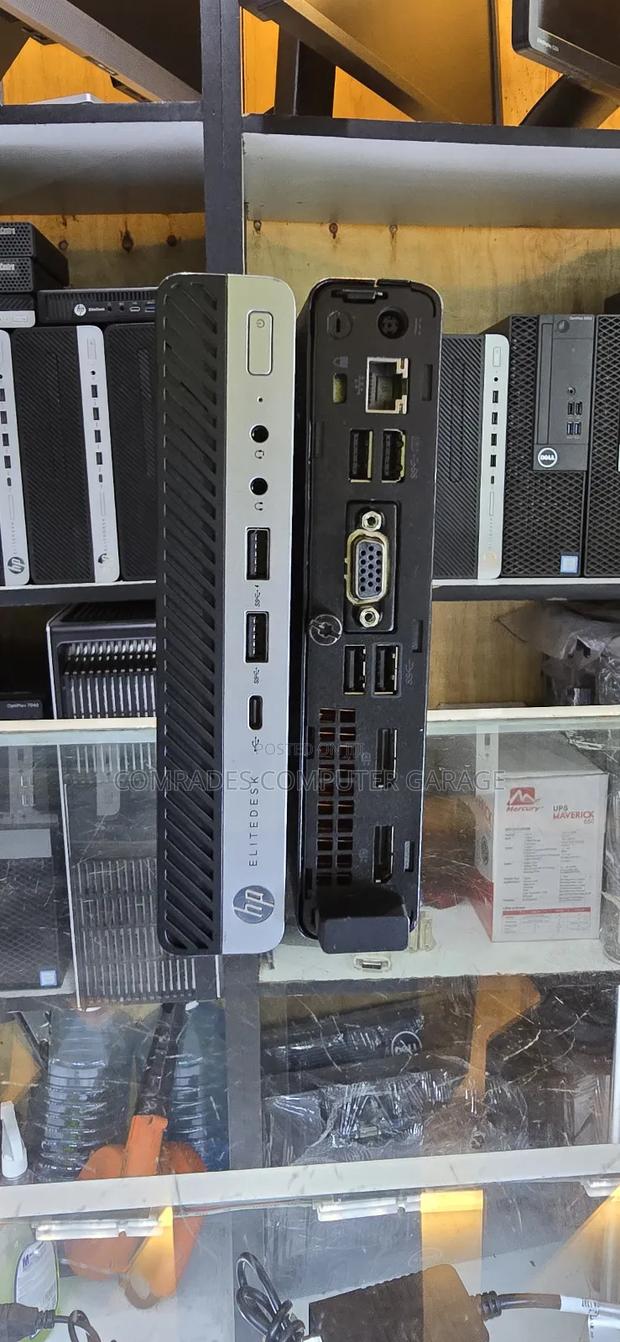 Desktop Computer HP EliteDesk 800 G4 8GB Intel Core I7 SSD 256GB - thumbnail 3