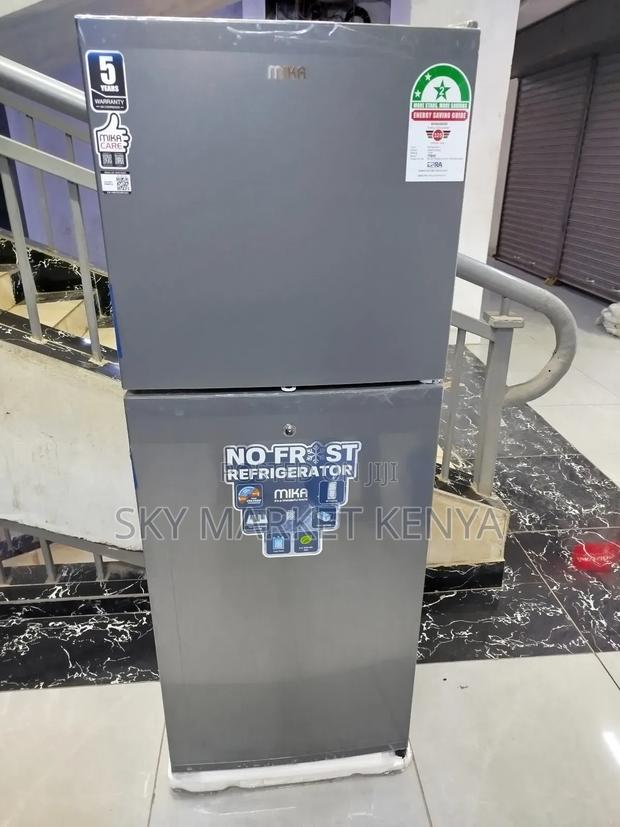 Mika Fridge Mrnf202ds No Frost Double Door Fridge