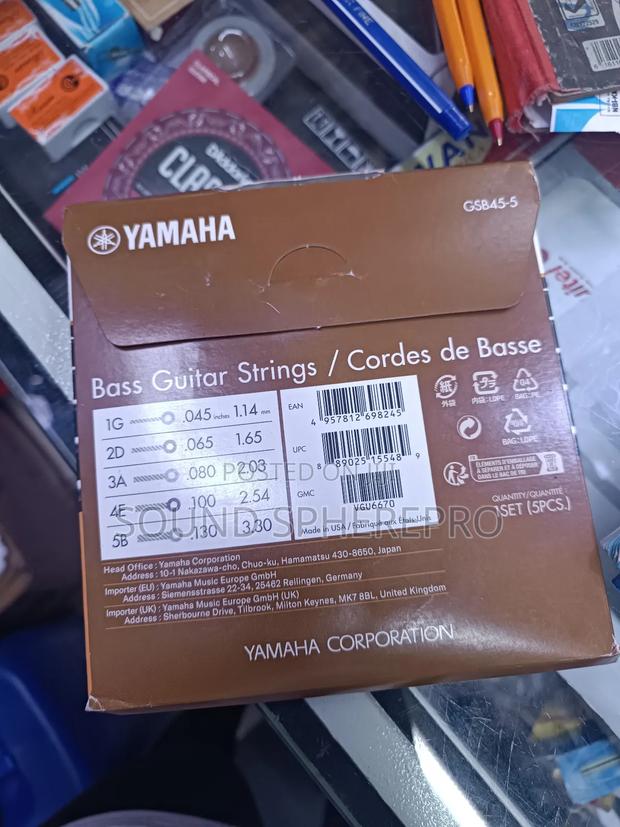 Yamaha 5 String Bass Guitar String Set - thumbnail 3