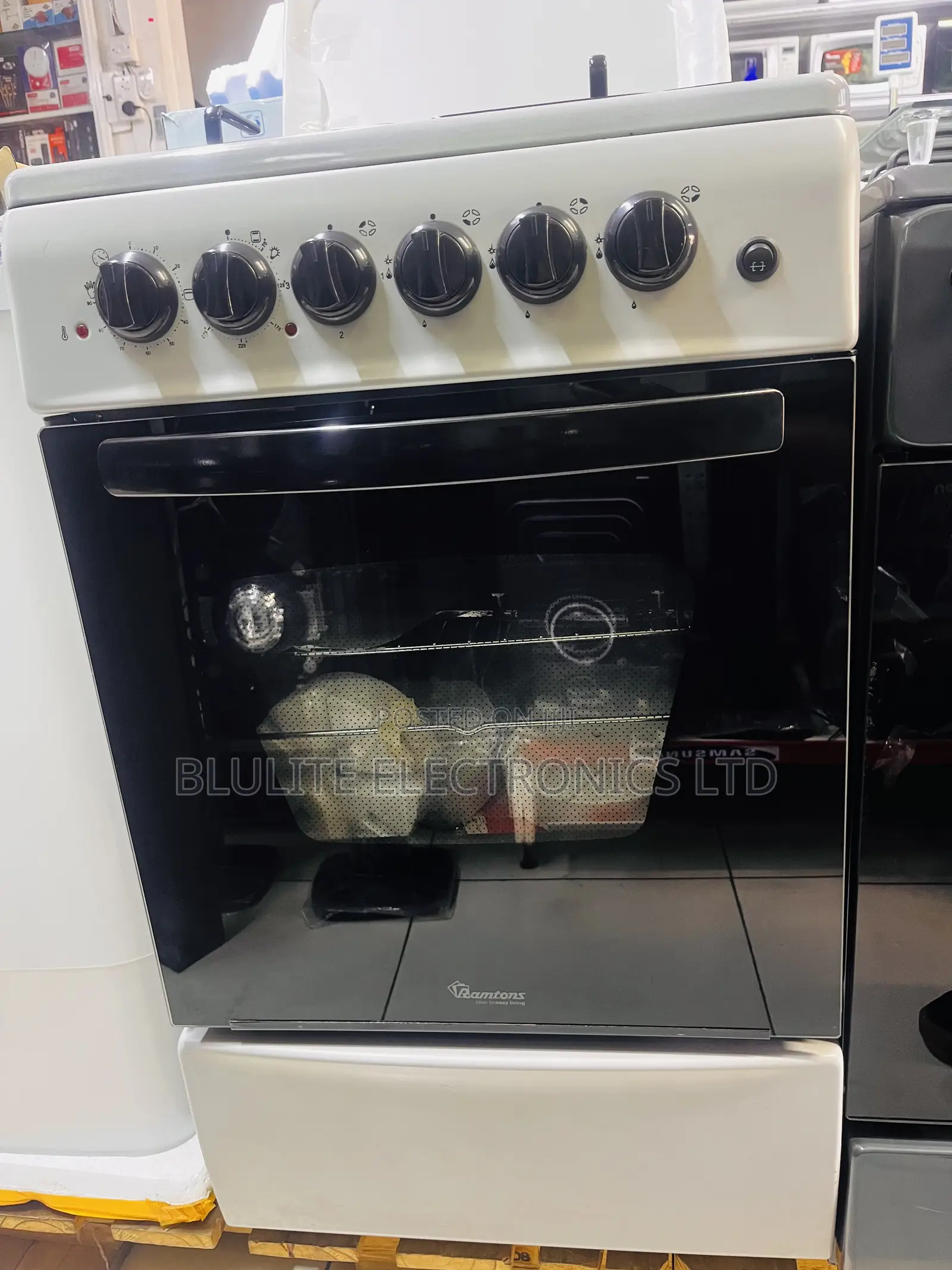 Ramtons 50 by 60, 3 Gas Burner + 1 Electric Plate