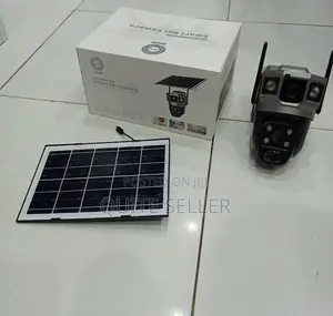 V380 Pro Dual Lens Ai Solar Camera Solar CCTV -Full-Color Night Vision