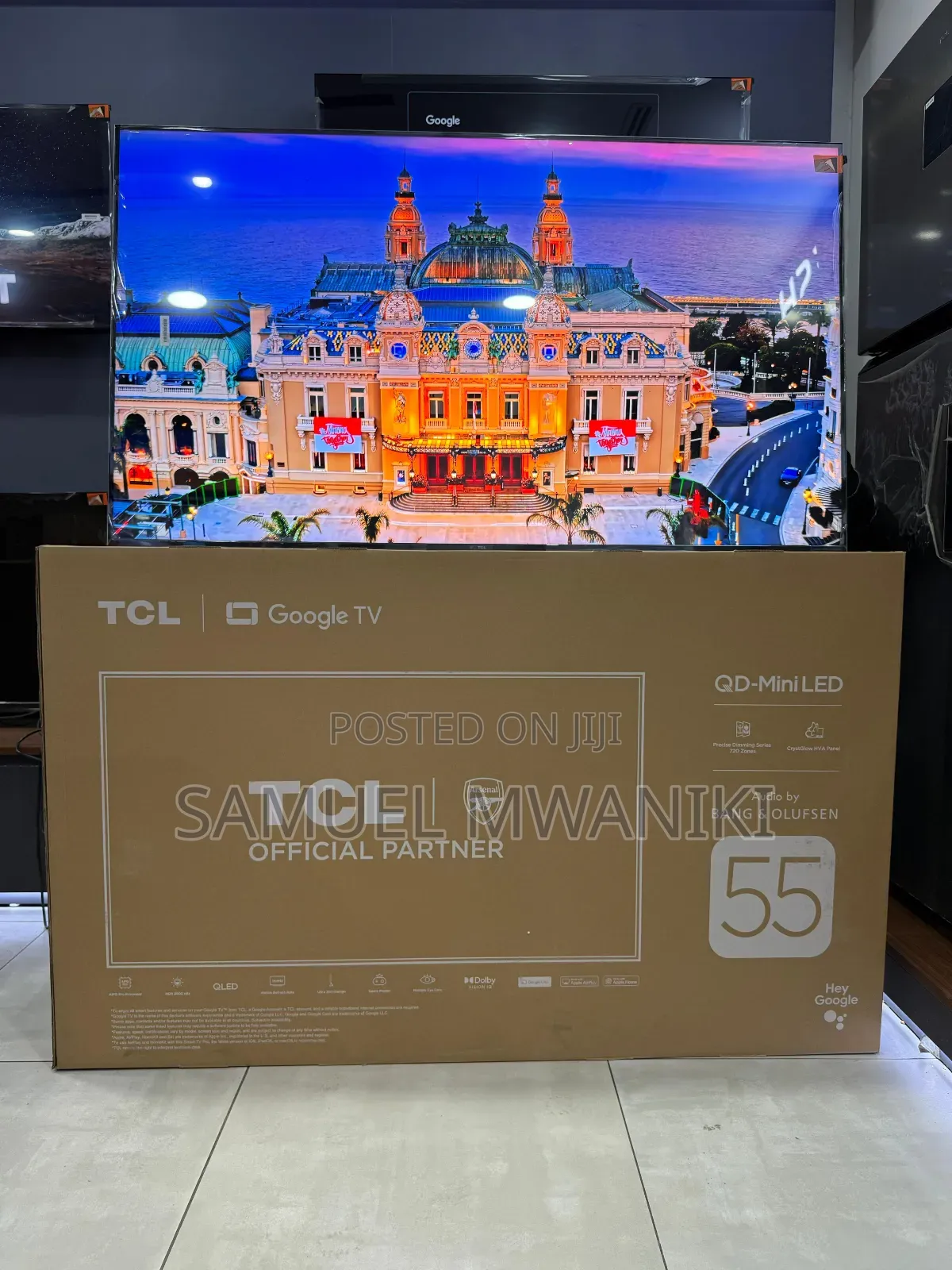 TCL 55" Premium Qled Miniled Google Tv C6k 144hz