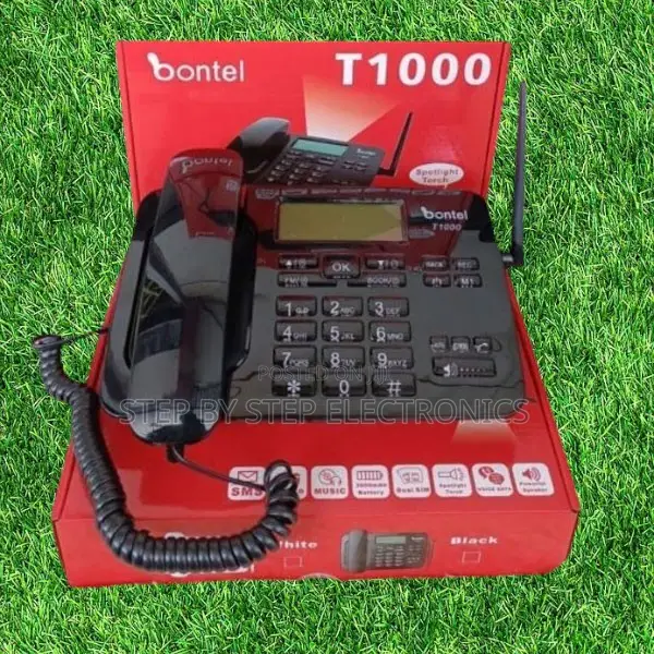 Dual Sim Support Bontel T1000 GSM Wireless Phone – Office Home Use