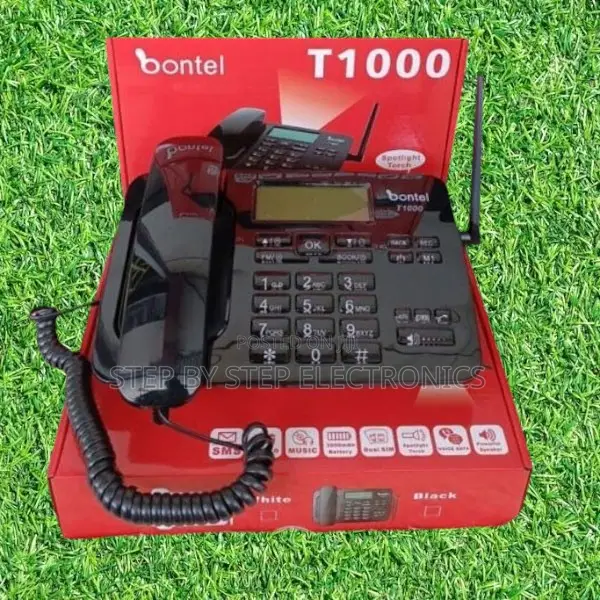 Bontel T1000 GSM Deskphone – Sms, Caller Id, Long Standby, Clear Sound