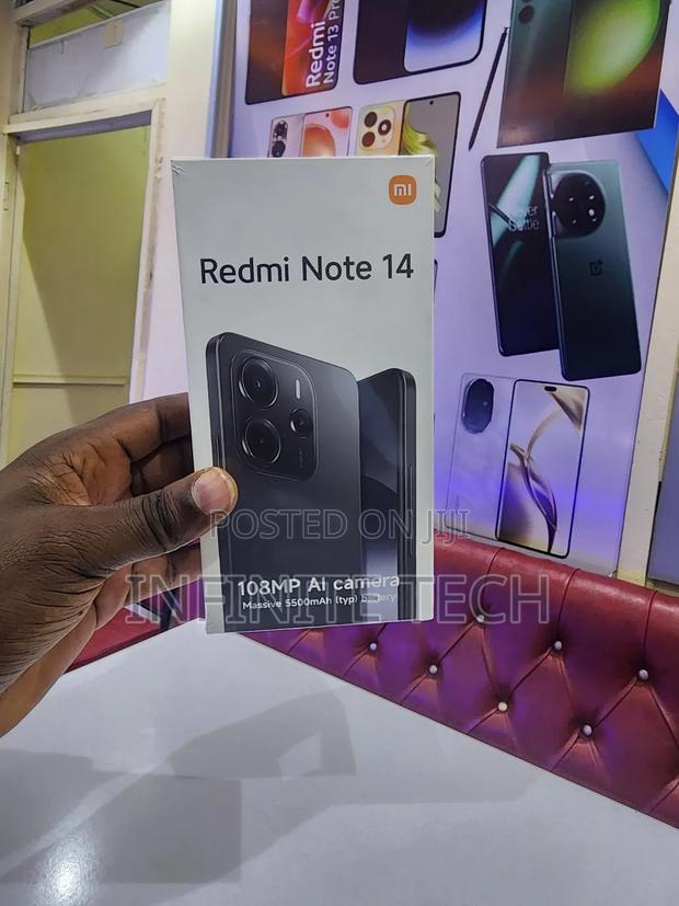 New Xiaomi Redmi Note 14 128 GB Black