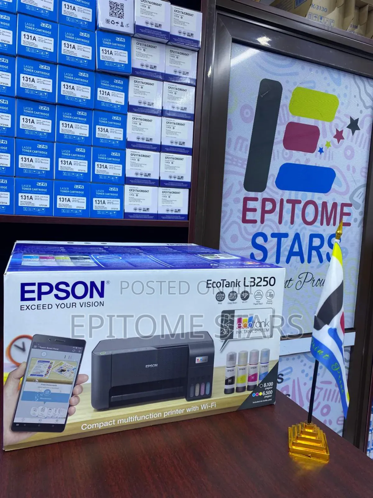 Epson Ecotank L3250 Borderless Printing Upto 4r Photo Size