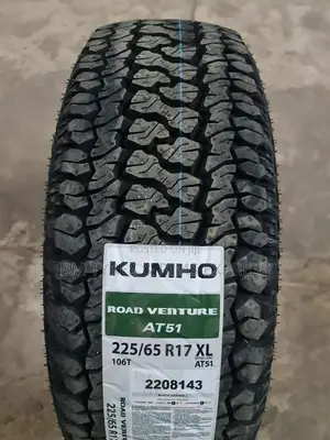 225 /65 R17 Khumo Tyres (All Terrrain) Korea.