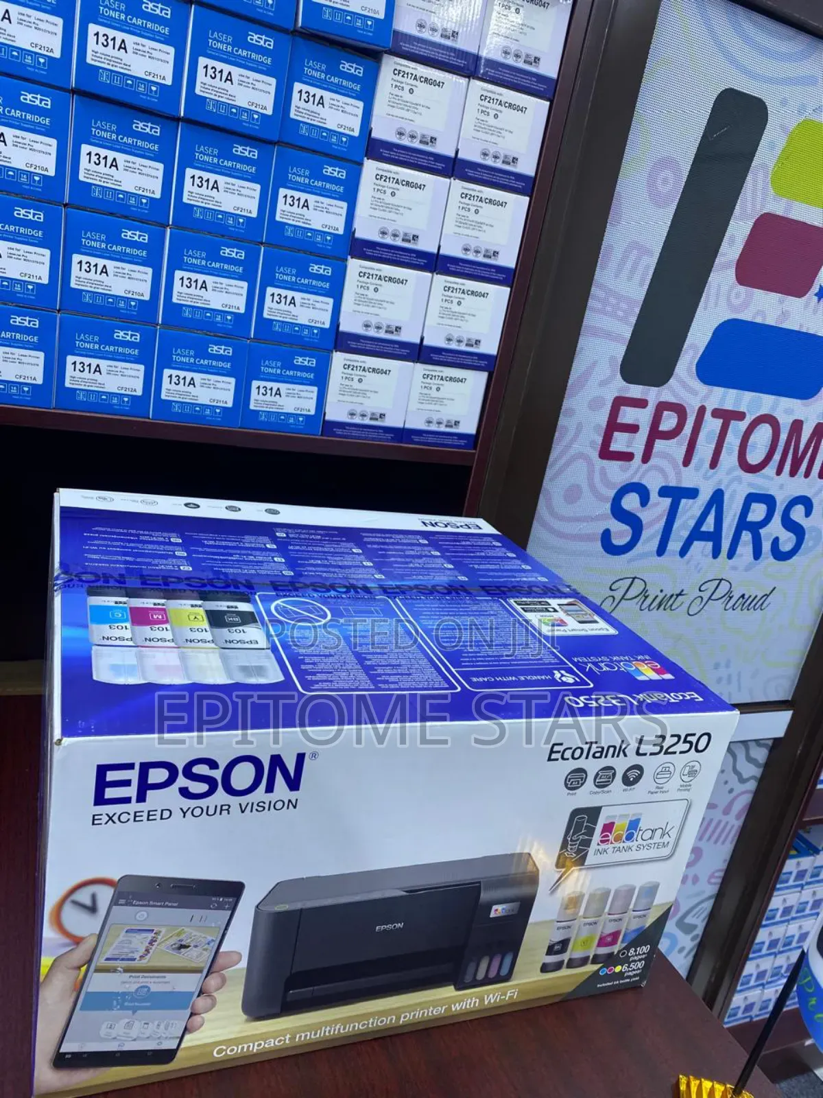 Epson Ecotank L3250 Printer With Epson's Heat-free Technology