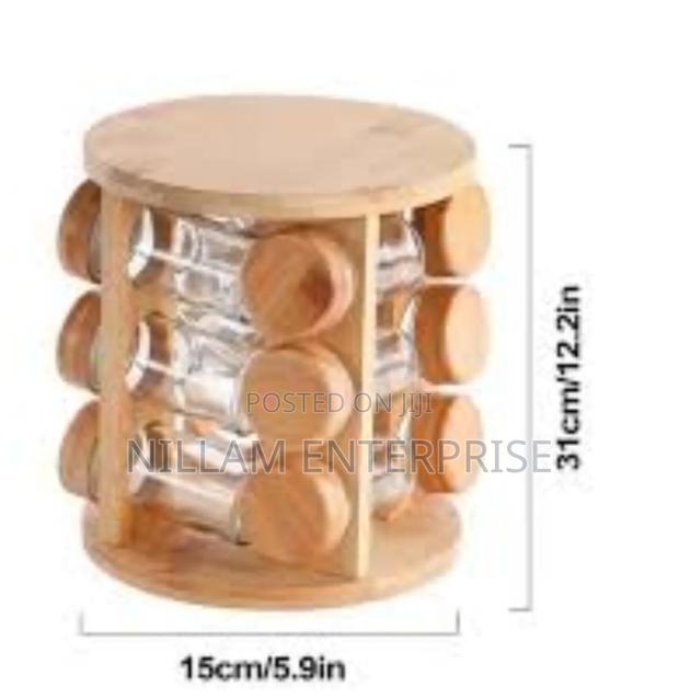 12 In1 Spice Rack With Round Stand - thumbnail 2