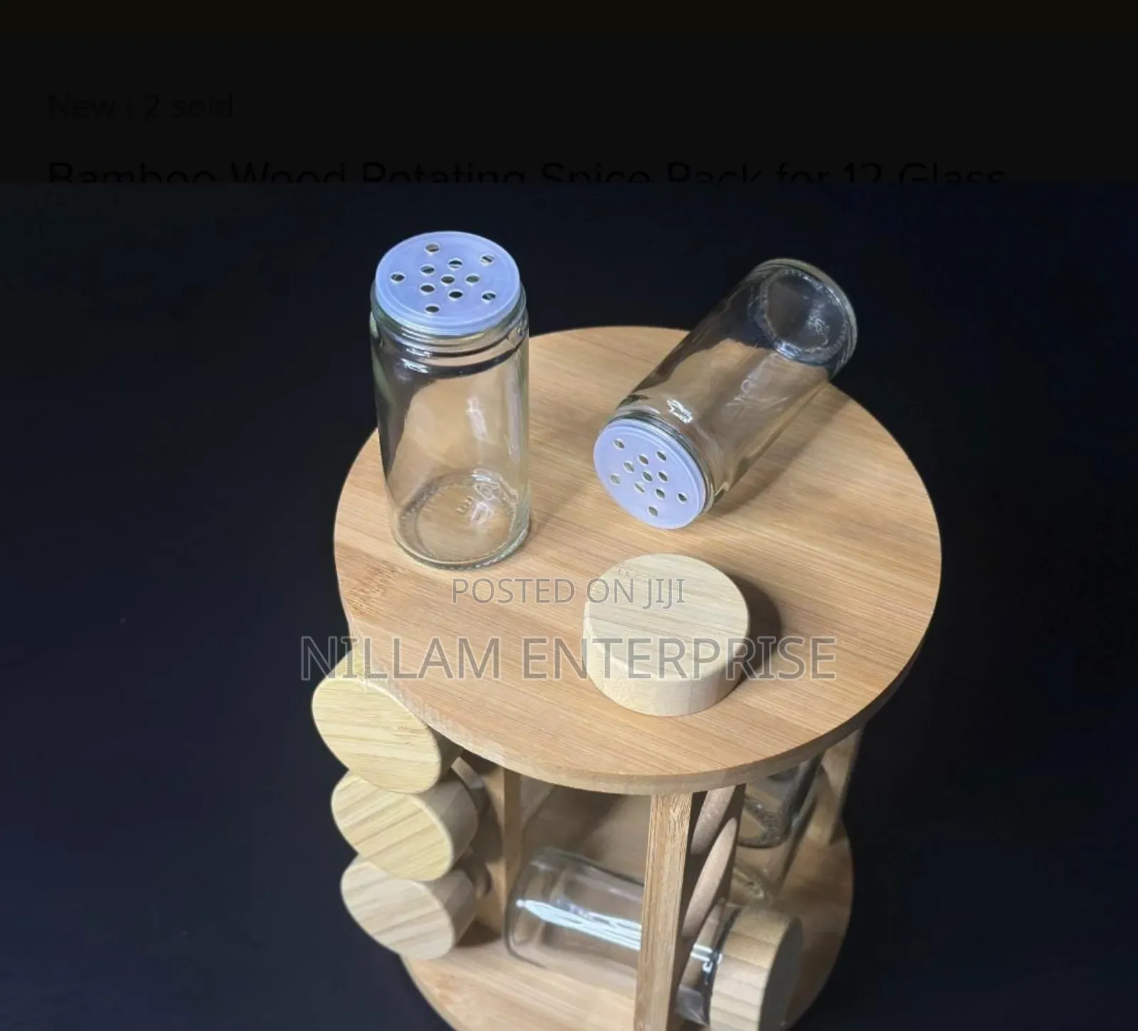 12 In1 Spice Rack With Round Stand