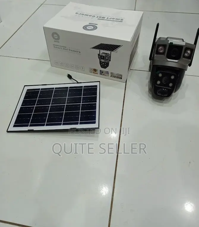 Wireless Ip Camera 2 in 1 Bullet and Cameratz Solar-V380 Pro Dual Lens