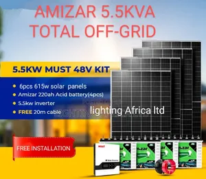Comprehensive 6.2kva - 48v Amizar Off-Grid Solar Power Solutions