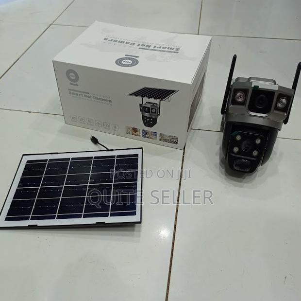 V380 Pro 4g Dual Lens Solar Power Camera -Enhanced Coverage and Depth. - main view