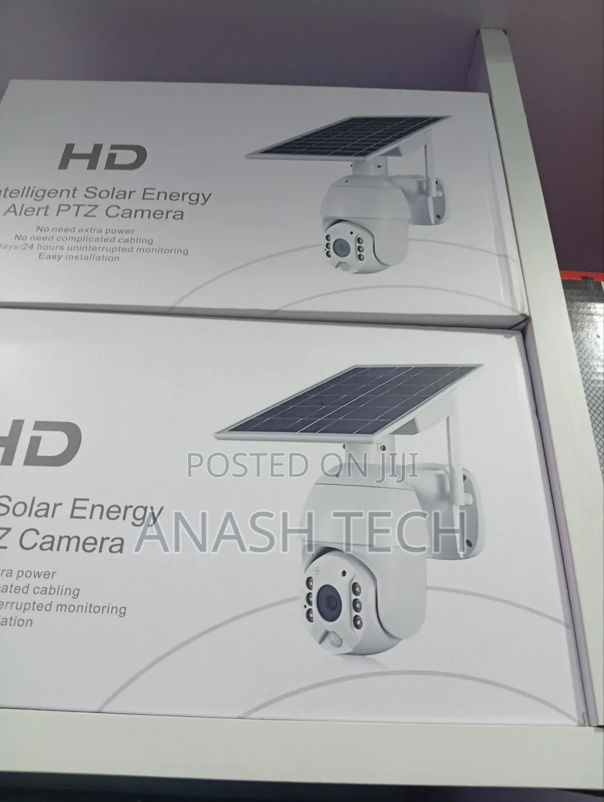 Wifi Ubox App Solar Powered 4 Mp CCTV Camera