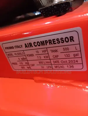 500 LTRS 3 Phase Air Compressor